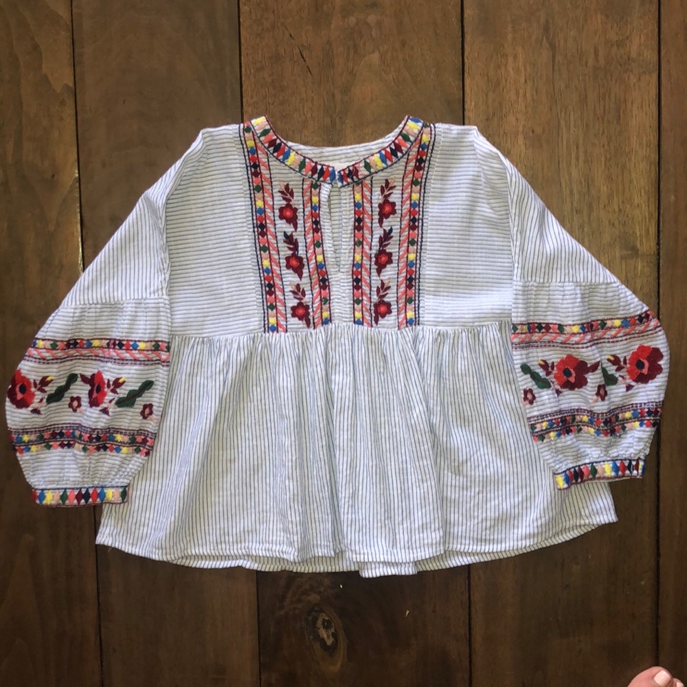 Embroider Top for Girls